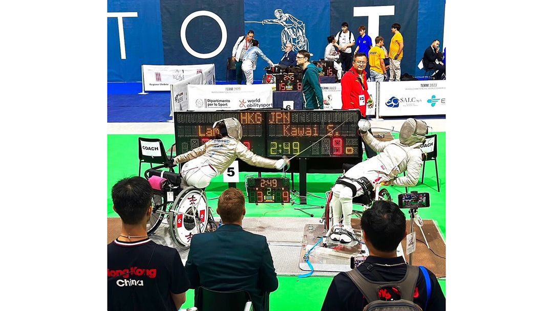 河合紫乃(かわいしの)さんが車いすフェンシング『世界選手権2023TERNI🇮🇹』に出場