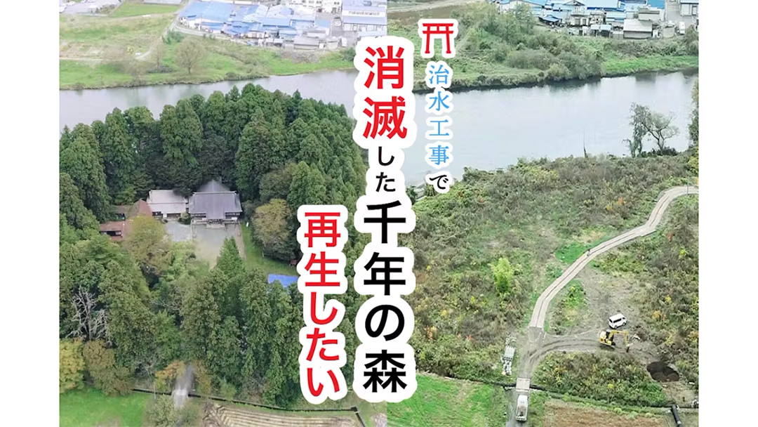 峯山政宏(みねやままさひろ)さんが志賀理和氣神社『鎮守の杜』の再建を募るクラウドファンディングを実施
